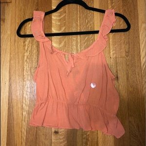 Kendall & Kylie Orange Crop Top NWT
